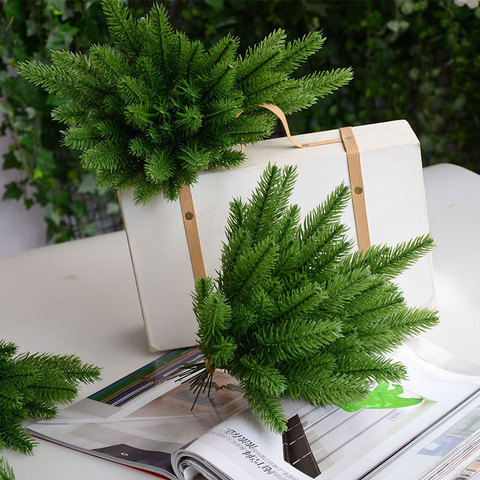 5 pcs Artificial Pine Needles Branch Simulation Plant Flower Arranging Accessories For Christmas Trees Decorative Florals EZ001 ► Photo 1/4