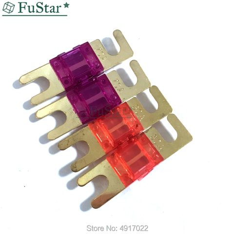 5Pcs/Set 30 40 60 80 100A 125A Nickel Plated Car Stereo Audio 32V AFS Mini ANL Fuses Auto Stud Fuses Circuits Protection Fuse ► Photo 1/3