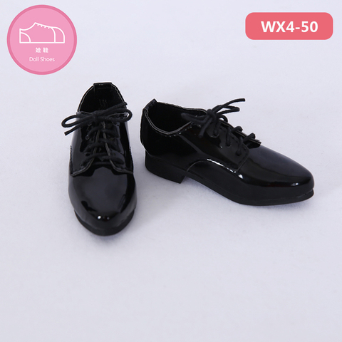 Shoes For Fid BJD Doll 1 pair 8.2cm PU Leather Fashion Toy Dexter Rex Tedros Felix Lawrence  Shoes 1/4 Doll  Accessories ► Photo 1/4