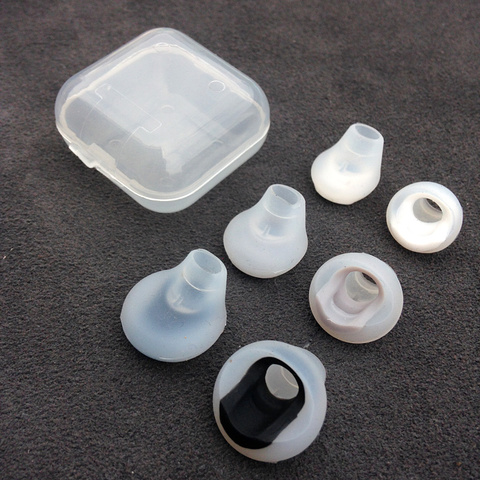 6pcs/3pairs In Ear Silicone Earphone covers Earbuds Ear pads Cups Caps Eartips Earplugs cushion for BOSE Earphones IE2 IE3 ER4P ► Photo 1/6