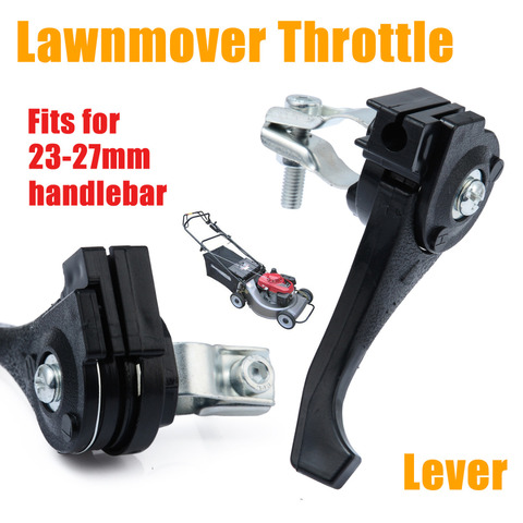Universal Black Lawnmover Throttle Lever For 23mm - 27mm Lawn Mower Handlebar Garden Tools ► Photo 1/5