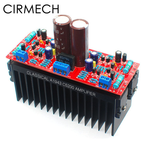 CIRMECH free shipping JAPAN TOSHIBA TTA1943 TTC5200 transistors class AB stereo amlifier max power 80W per channel ► Photo 1/1