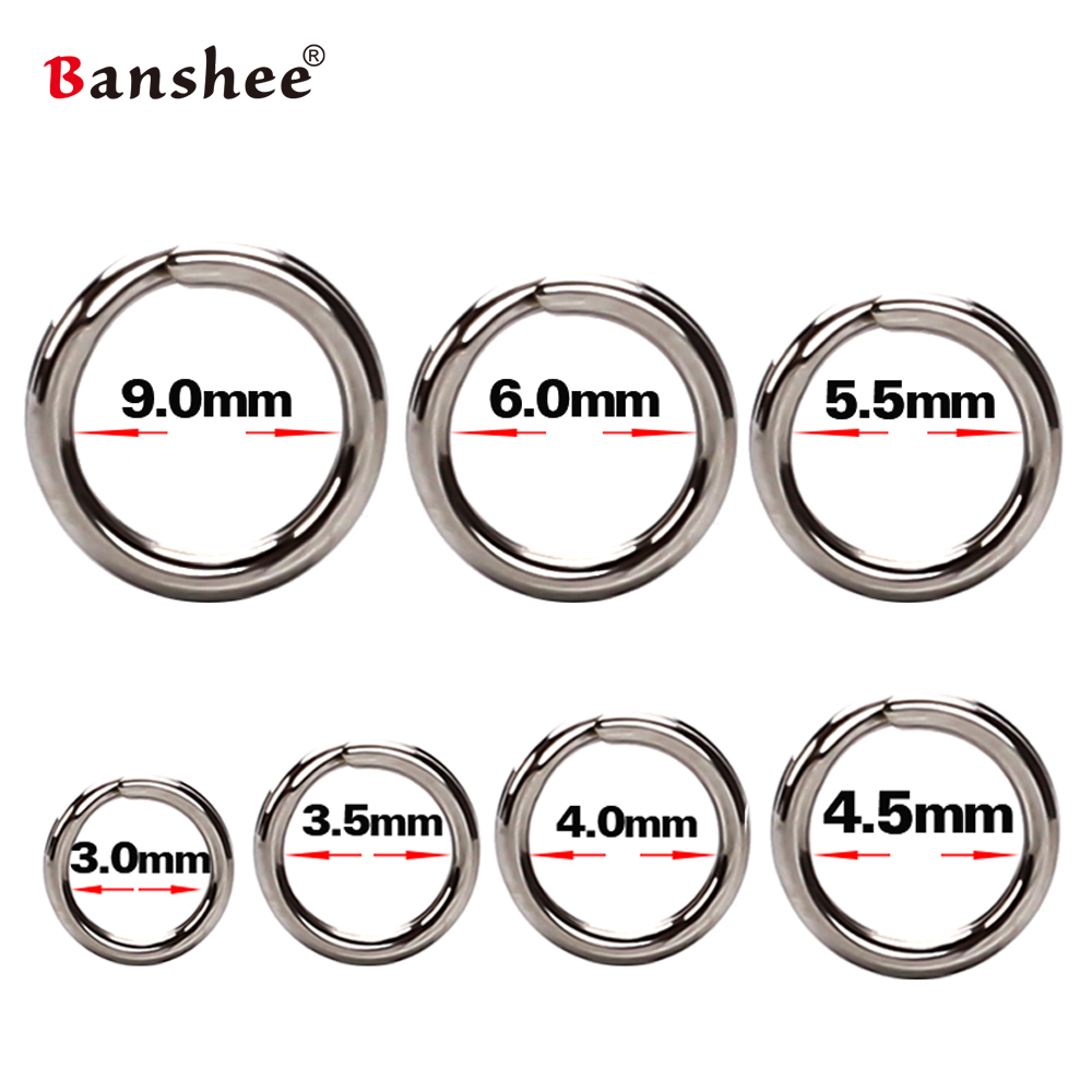 60/100Pcs Fishing Rings Stainless Steel Split Rings High Quality Strengthen Solid  Ring Lure Connecting Ring Fishing Accessories - Price history & Review, AliExpress Seller - Water Skills Store