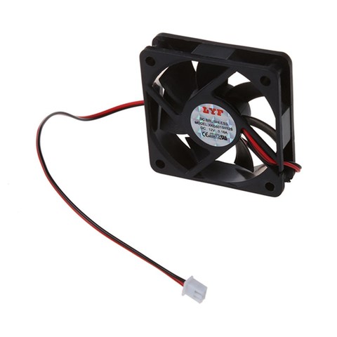 DC 12V 2Pins Mini Cooling Fan 60mm x 15mm for PC Computer Case CPU Cooler Accessories Support Dropshipping ► Photo 1/5