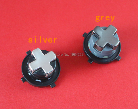 Chrome Silver Grey With Black Base Transforming DPAD D-Pad Button For XBOX 360 Controller ► Photo 1/6