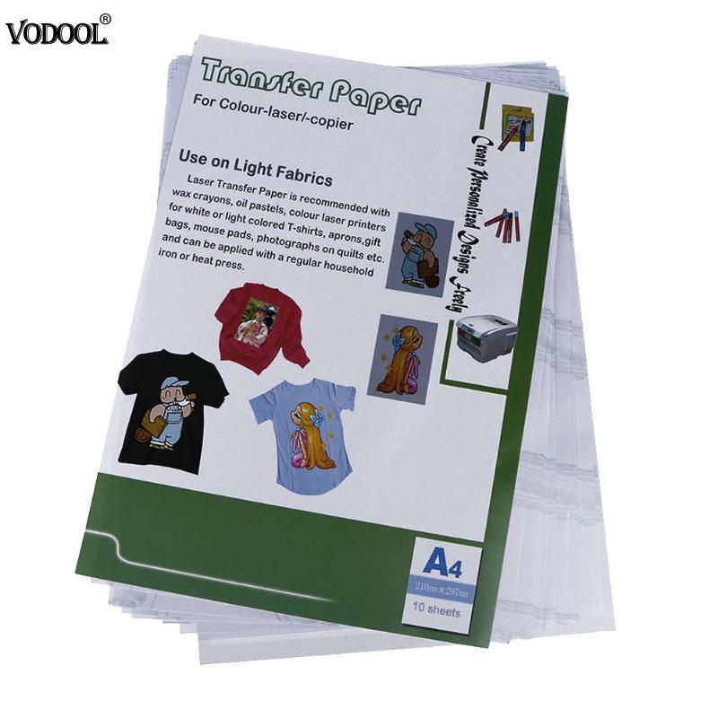 10pcs Laser Heat Transfer Paper (30*21.5 cm) PU Material Self Weeding Paper  For T shirt Thermal Transfers Hollow Paper Printing - Price history &  Review, AliExpress Seller - VODOOLoriginal Stationery Store