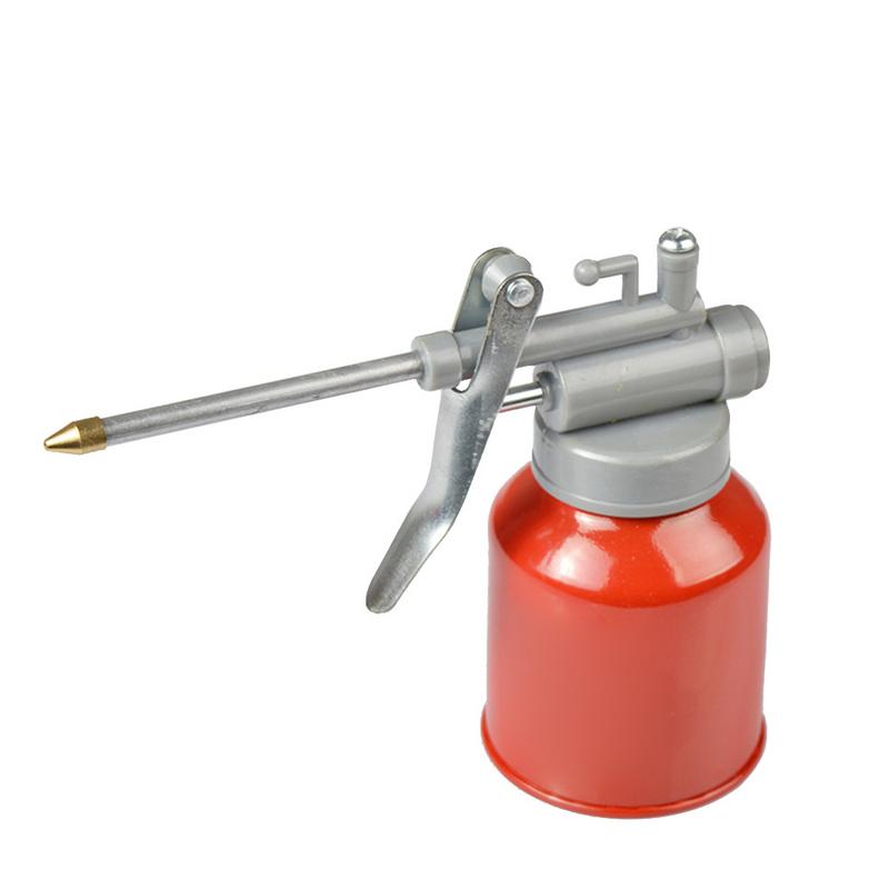Metal High Pressure Oil Can Gun Pump Grease Oil Squirt Spout 118ML 