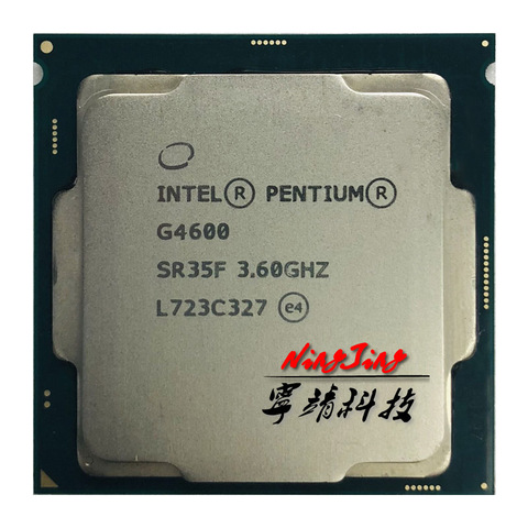 Intel Pentium G4600 3.6 GHz Dual-Core Quad-Thread CPU Processor 3M 51W LGA 1151 ► Photo 1/1