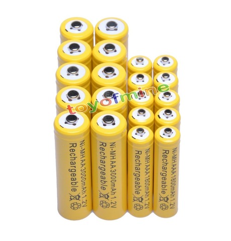 Rechargeable Batteries Aaa Aa 1.2v 3000mah - 2a 3a Lithium Rechargeable  Battery - Aliexpress