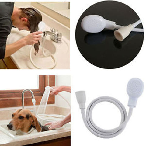 Hair Dog Pet Shower Sprays Hose Bath Tub Sink Faucet Attachment Washing Bathroom Accessories ► Photo 1/1