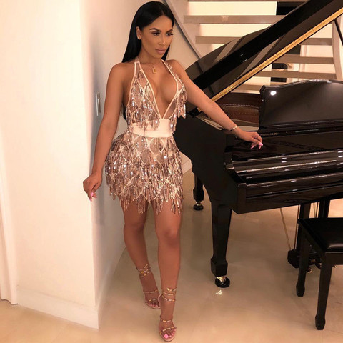Shefan Hot Sequin Backless Bandage Dress Bodycon Women Sexy Nightclub Party Mini Dress Bandage Deep V Neck Dresses Vestidos - Price history & Review | AliExpress Seller - Shefan Boutique Store | Alitools.io Shefan Hot Sequin Backless Bandage Dress Bodycon Women Sexy Nightclub Party Mini Dress Bandage Deep V Neck Dresses Vestidos - Price history & Review | AliExpress Seller - Shefan Boutique Store | Alitools.io