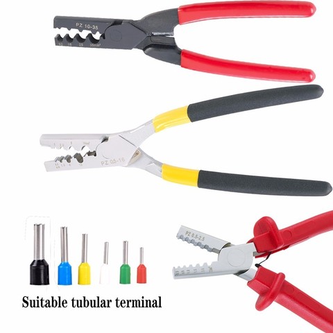 Small Crimper Pliers 0.25-35mm Germany Style Electrical Bootlace Terminal Ve Crimping Tools ► Photo 1/5