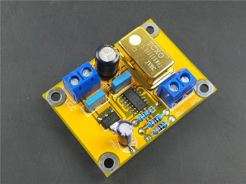 25Mhz TCXO 0.1ppm Ultra precision Golden Active DIP14 Crystal Oscillator CLOCK power supply module for upgrade to HIFI AUDIO DAC ► Photo 1/1