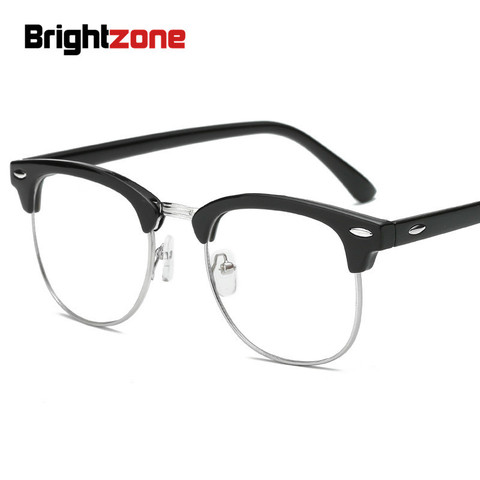Brightzone Spectacle Half Frame Myopia Anti Blue Light Rays Glasses Computer Radiation Protection Gaming Eyewear Comfort(China) ► Photo 1/6