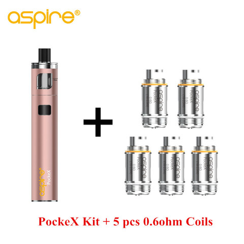 E-Cigarette Vape Kit Aspire PockeX Pocket AIO Kit fit 0.6 ohm 316L SS U Tech Coils Electronic Cigarette Vape Pen Kit Vapeador ► Photo 1/6