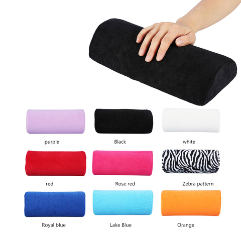 10 Colors Soft Hand Palm Rest Manicure Table Washable Hand Cushion Sponge Pillow Holder Arm Rests Nail Art Stand Manicure Pillow ► Photo 1/6
