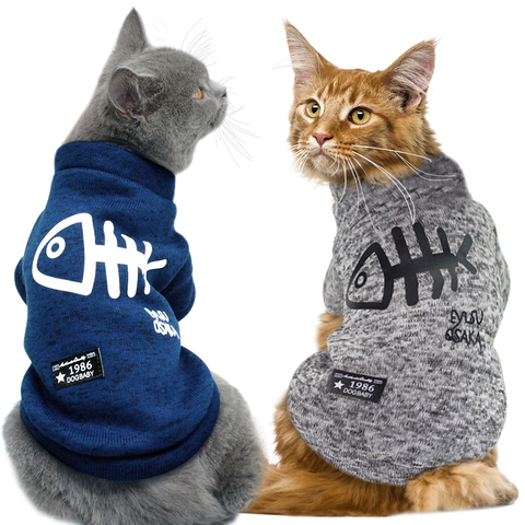Winter Cat Clothes Pet Puppy Dog Clothing Hoodies For Small Medium Dogs Cat Kitten Kitty Outfits Cats Coats Jackets Costumes ► Photo 1/6