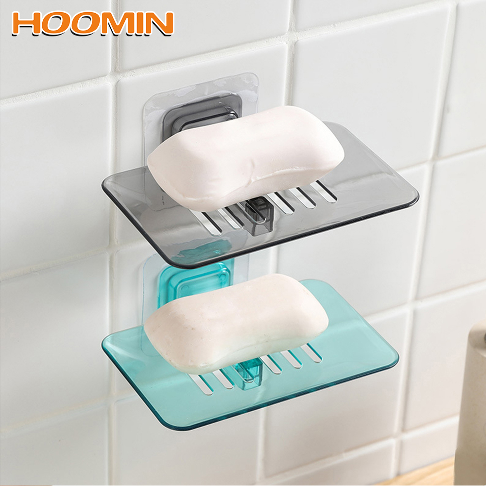 soap dish suction wall holder bathroom shower cup sponge dish basket tray 