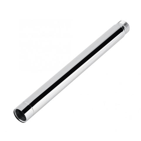 8inch Round 201 Stainless Steel Shower Extension Tube With Chrome Plating Shower Extension Rod Tube Bar Pipe Bathroom Accessory ► Photo 1/6