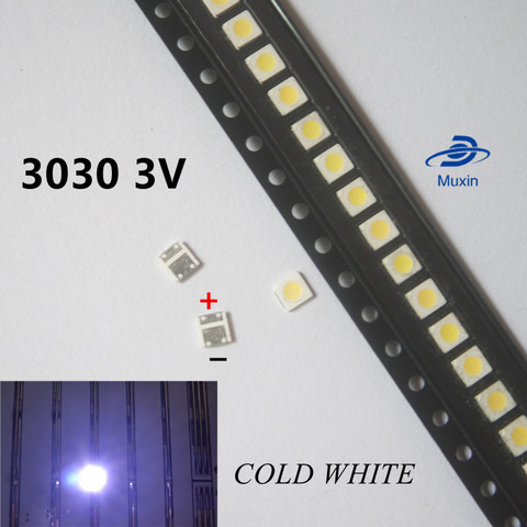 200PCS LED Backlight 1W 3030 3V Cool white 80-90LM TV Application new Lxtar ► Photo 1/1