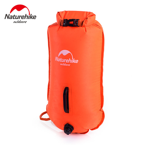 2022 Naturehike Inflatable Swimming Flotation Bag Life Buoy Pool Floaties Dry Waterproof Bag For Swimming Drifting Pink Orange ► Photo 1/6