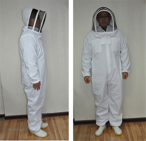 oversize Full Body Beekeeping Suit Professional Bee Protection Clothing Veil Halt Gloves Hat Beekeeping Equipment High Quality 3 ► Photo 1/4