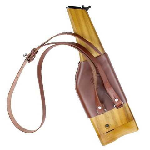 Ww2 German Army Mauser C96 Wooden Holster With Leather Strap Hunting Holster Cn.de ► Photo 1/6