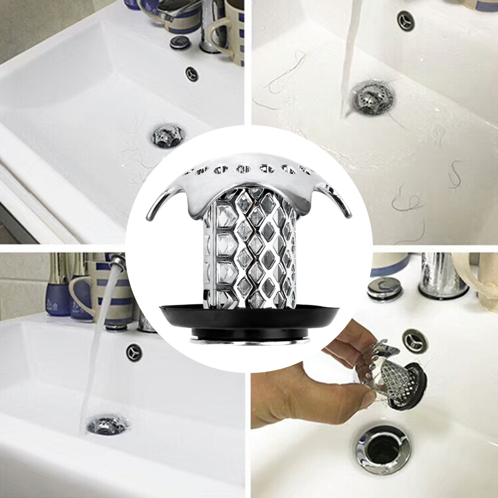 Buy Online Shower Drain Hair Catcher Shower Sink Drain Cover Gadgets Prevents Hair From Clogging Sink Filter Bath Plug Bathroom Accessories Alitools