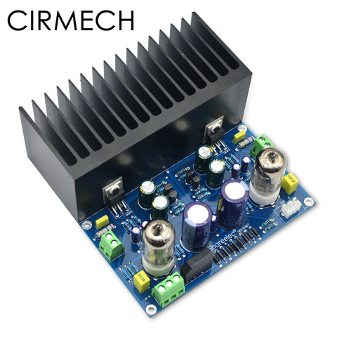 CIRMECH HIFI vacuum tube amplifier board electronic valve amplifier 6J1+LM1875 amplifier ac18v diy kit and finished product ► Photo 1/6