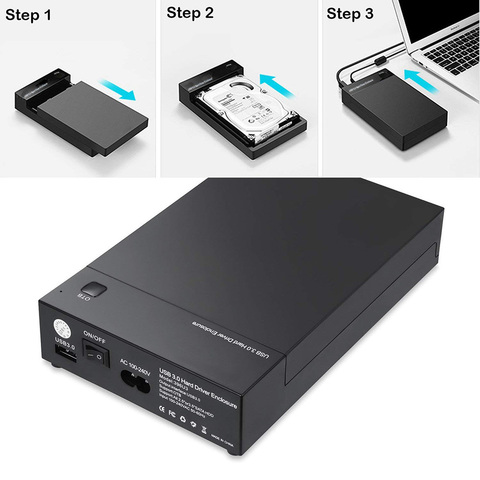 2.5 SATA USB 3.0 Hard Drive Disk HDD SSD Enclosure External Laptop Case