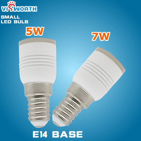 E14 Led Bulb 5W 7W SMD5730 Led Light Small Ceramics Body Crystal Lamp Warm Cold white AC 110V 220V 240V Led Spotlight ► Photo 1/6