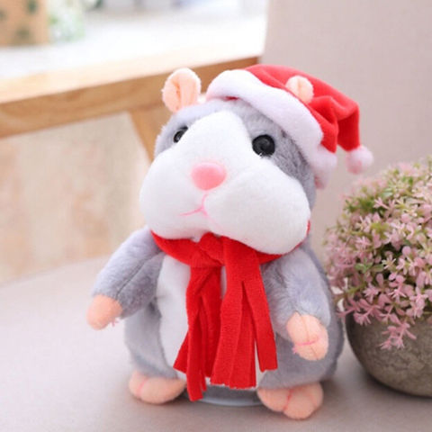 Electronic Toys Cheeky Hamster Talking Toy Interactive Mouse Pet Speak Sound Record Hamster Merry Christmas Gift Baby Kids Toy ► Photo 1/6