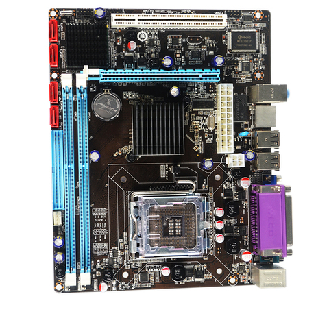PCWINMAX desktop 4GB socket LGA775 support DDR3 DDR2 RAM cheap G41 motherboard ► Photo 1/1