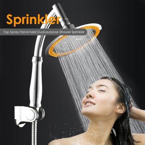 4/6inch Luxury ABS Plastic Round Large Rainfall Shower Head Bathroom Showerhead High Pressure Handheld Shower Head ► Photo 1/6