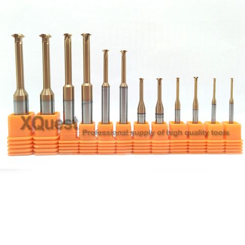 XQuest Tin Solid Carbide Thread Milling Cutter Pith 0.3 - 0.6 0.4 - 0.8 0.5 - 1.0  CNC Single Teeth thread Mill Cutters P 0.75 2 ► Photo 1/5