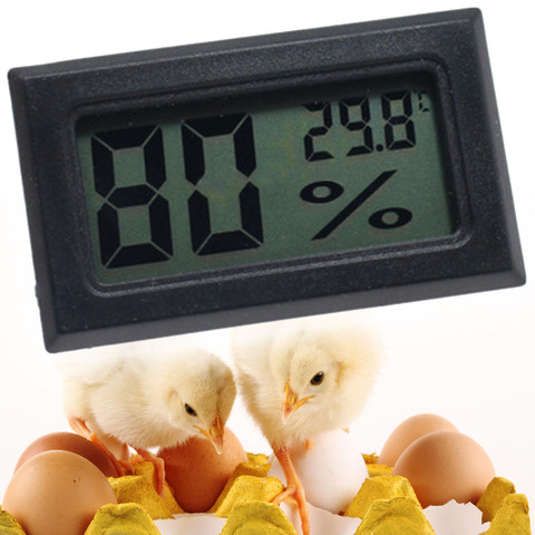 1pc Digital Incubator Thermometer Humidity Meter For Egg Hatching Chicks Indoor Convenient Temperature ► Photo 1/4