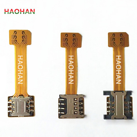 Hybrid Double Dual SIM Card Micro SD Adapter for Android Extender 2 Nano Micro SIM Adapter For XIAOMI REDMI NOTE HUAWEI ► Photo 1/6