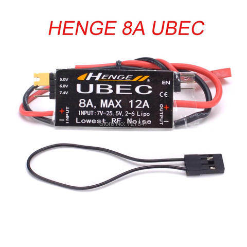 HENGE 8A UBEC Output 5V / 6V 6A / 8A Max 12A Inport 7V-25.5V 2-6S Lipo / 6-16 cell Ni-Mh Input Switch Mode BEC for RC Quadcopter ► Photo 1/6