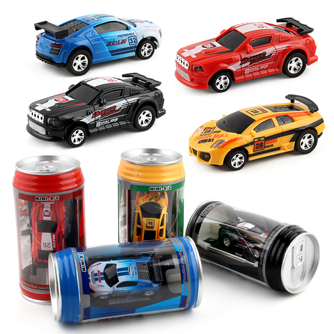 Multi-color Hot Sales Remote Control Car Coke Can Mini RC Car Radio Remote Control Micro Racing Car Toy For Kid Christmas gifts ► Photo 1/6