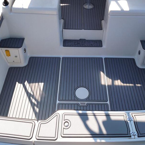 Self-Adhesive 2300x900x6mm Foam Teak Decking EVA Foam Marine Flooring Faux Teak Boat Yacht Accessories ► Photo 1/6