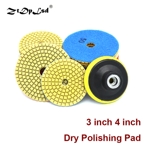 3/4 Inch 80/100mm Diamond Wet Dry Polishing Pad Resin Disc For Granite Marble Pads Dia Sanding Disc Polisher Concrete Stone Tool ► Photo 1/5