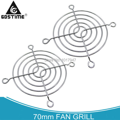 10 Pieces LOT Network Rail Fan Grille Mesh Cover 70x70mm 7cm Fan Protector Finger Guard Grill Net ► Photo 1/6