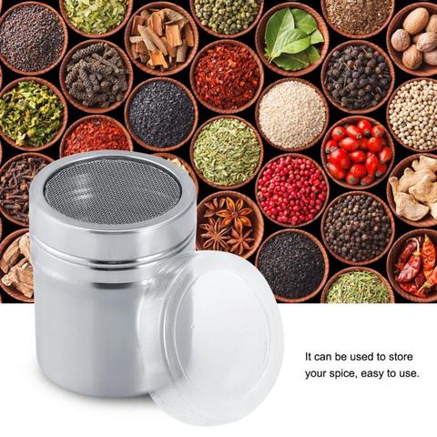 New Style Stainless Steel Coffee Shaker Pot Chocolate Sugar Cocoa Flour Filter Dusters Cinnamon Powder Tank Kitchen Gadgets ► Photo 1/6