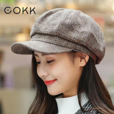 Buy Online Cokk Newsboy Cap Women Autumn Winter Octagonal Caps Artist Painter Hats For Women Men Beret Peaked Cap Female Male Vintage Plaid Alitools Buy Online Cokk Newsboy Cap Women Autumn Winter Octagonal Caps Artist Painter Hats For Women Men Beret Peaked Cap Female Male Vintage Plaid Alitools