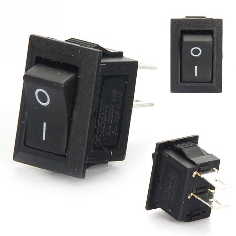 10Pcs/Lot KCD11 10*15mm High Quality Snap-in On/Off Position Snap Boat Rocker Button Switch 3A/250V ► Photo 1/6