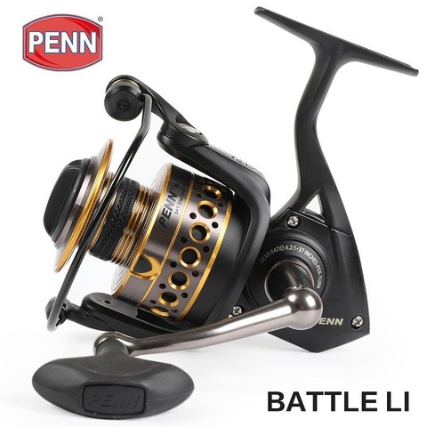 Original Penn Battle Ii Btl 2500-8000 Spinning Fishing Reel 6bb Big Sea Saltwater Boat Fishing Gear Ht-100 Drag Fishing Reel ► Photo 1/6