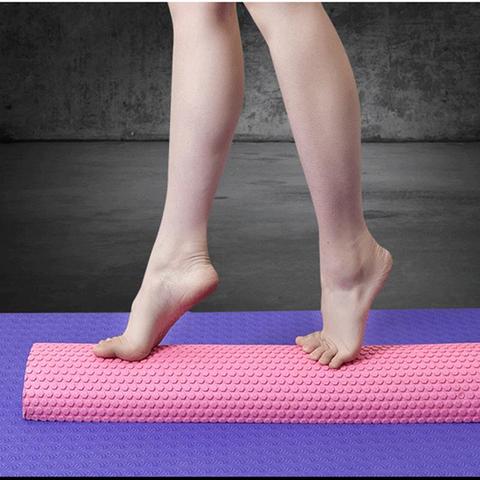 30-45cm Semi-circular Massage EVA Foam Shaft Yoga Pilates Fitness Equipment With Massage Floating Point Foam Roller massage roll ► Photo 1/6