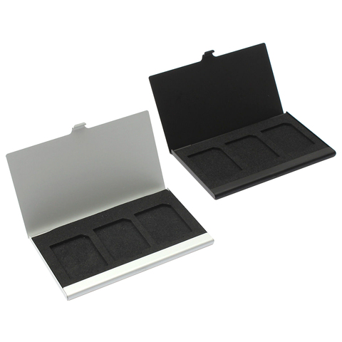 Aluminum Alloy Memory Card Case Card Box Holders For 3PCS SD Cards ► Photo 1/5