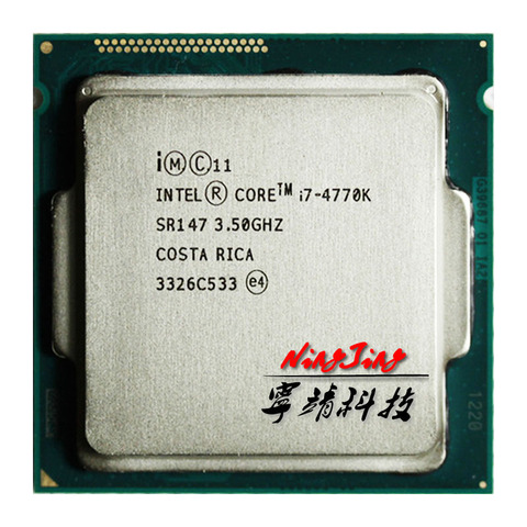 Intel Core i7-4770K i7 4770K  i7 4770 K 3.5 GHz Quad-Core Eight-Thread CPU Processor 84W LGA 1150 ► Photo 1/1