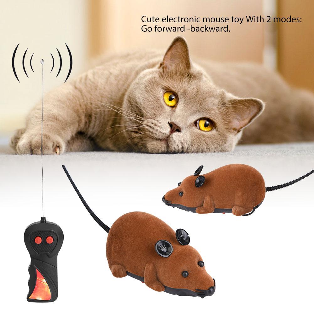 Wireless Remote Control RC Electronic Rat Mouse Mice Toy For Cat Dog Gift 